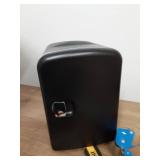 Antarctic Star Compact Refrigerator, Portable Mini Fridge, Skin Care 4L Capacity/6 Cans, for Bedroom, Car, Office & Dorm, Small Cooler for Cosmetics, Beverage and Food, Black - Retail: $37