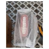 Nilight 2 PCS Steel Trailer Light Boxes Housing Kit 3LED License Plate Lights 6 Inches Oval Red White Trailight 2 Inch Round Side Marker Lamp Grommet Plugs for Truck Tractor Car - Retail: $39