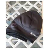 Hikenture Skull Cap Helmet Liner with Glasses Holes, Winter Thermal Cycling Cap for Men & Women, Cycling Hat Beanie Black - Retail: $10