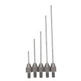 Needle Contact Point Sets for Dial Indicator Depth Gauge 4-48 UNF Thread Shank 1mm Diameter 10mm to 50mm Length (A Set(10/20/30/40/50mm Length)) - Retail: $17