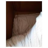 Not in Original Packaging MUXHOMO 7 Pieces Queen Comforter Set, Seersucker Bed in a Bag Queen Size, All Season Luxury Bedding Set with Comforter, Flat Sheet, Fitted Sheet, Pillowcases & Shams, Beige -