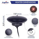 Laguna PowerHeat 315-Watt Floating Pond Heater for Outdoor Ponds with Fish â Thermostat-Controlled De-Icer with LED Indicator, Safe for Plastic & Liner Ponds, 22 ft Cord - Retail: $63