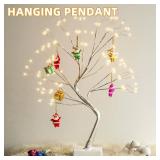 PEIDUO Fairy Light Tree, 108 LED Lighted Trees for Decoration Inside, Christmas Tree with 9 Modes & Timer, Fairy Light Spirit Tree for Home Indoor Christmas Decoration - Retail: $15