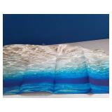 AWERT 24x12 inches Ocean Floor Aquarium Background Underwater Fish Tank Background Undersea Theme Aquarium Background - Retail: $8