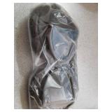 kucehiup Vintage Aviator Goggles Motorcycle Goggles (Black frame clear lenses) - Retail: $16