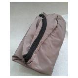 C&F BOGMOST Small Travel Duffel With Shoe Compartment - Foldable Waterproof Gym Bag for Men Women - Lightweight Oxford Cloth Sports Duffle for Beach Swim - Brown - Retail: $13