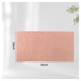 Laojbaba Microfiber Hair Towel Quick Dry Hair Towel Hair Drying Towels Suitable for All Kinds of Hair Ultra Absorbent Long and Thick Hair 20X40inch Lotus Root Pink (1pcs) - Retail: $9