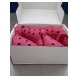 Dog Shoes for Hot Pavement, Non-Slip Waterproof Dog Boots, Dog Booties for Large Dogs, Easy ON & Off Adjustable Boots for Winter Snowy Day and Beach Outdoor Rose Pink, Size L: (2.95x2.55ââ)(