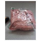 Ryan & Rose Cutie Lovey - Soft 100% Organic Cotton Muslin with Attachable Snap Closure - Loveys for Babies Newborn Baby Lovey Security Blankets for Babies Baby Blanket (Ruffle Petal) - Retail: $12