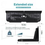 Folding Faucet Mat for Kitchen Sink Splash Guard[5Â° Slope Fast Self-draining][Snap Lock Fit] Kitchen Sink Faucet Mat Splash Guard - Retail: $10