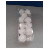 Anordsem Battery String Light Indoor: 6.88Ft/10 LED Cotton Ball Lanterns 2 Pack - Fairy Cozy Lighting Hanging Deco for Room Bedroom Party - Birthday Gifts for Babies Students Adults - Retail: $15