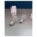 RESISPA 100 watt Incandescent Light Bulbs,A19 Clear Incandescentt Rough Service Light Bulb,Dimmable Medium E26 Base Light Bulbs,A19 Incandescent Light Bulb,2700K Warm White,100 WATT Bulbs (2) - Retail