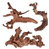 majoywoo Natural Coral Driftwood for Aquarium Decor Fish Tank Decorations, Assorted Driftwood Branch 6-10\" 3 Pcs, Reptile Decorâ¦ - Retail: $23