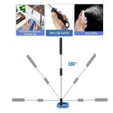 Missing Pieces ASAHEL Car Windshield Cleaning Tool Inside Window Cleaner Defogger Brush Kit Microfiber Cloth with Extendable Handle Auto Glass - Retail: $9