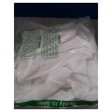 NICETOWN Linen Sheer Curtains 96 inches Long for Living Room, Bedroom Curtains 2 Panels Set Grommet Semi Sheer Privacy with Light Filtering Flax Open Linen Weave Drapes, W52 x L96, White - Retail: $24