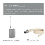 J K Pro Earhook Headset Headworn Microphone MIC-J 071S Compatible with Shure Wireless System - Mini XLR TA4F Detachable Cable - Retail: $46