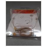 J K Pro Earhook Headset Headworn Microphone MIC-J 071S Compatible with Shure Wireless System - Mini XLR TA4F Detachable Cable - Retail: $46