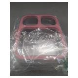 HOMEKOL Stainless Steel Lunch Box, 3 Compartments Metal Bento Box for Kids Adults, Leak-Proof Lunch Box for School Office, Dishwasher Safe, BPA-Free, Tritan Lid, Pink - Retail: $40