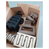 DEPOKA Matte Hair Clips for Women and Girls - Rectangle and Double Row Small Claw Clips for Thin/Medium Fine Hair - Nonslip Jaw Clips (Beige, Khaki, Brown, Black) - Retail: $8