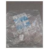 Command Outdoor Light Clips, 20 Clear Clips and 24 Strips, Damage Free Hanging Christmas Decorations with Weather Resistant Strips, Wall Clips for Hanging Outdoor Lights and Cable Management - Retail: