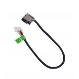 Fleshy Leaf DC Power Jack Harness Cable Replacement for HP Pavilion 15-AB 15-AK 15T-AB Series 799749-S17 799749-Y17 799749-F17 799749-T17 - Retail: $7