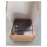 EINAEY Clip in Bangs 100% Real Human Hair, Darkest Brown French Fake Bangs, Bangs Hair Clip & Clip On Bangs for Women, Fringe with Temples, Natural Blend - Retail: $22