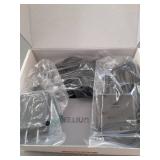 Unitek KVM Switch 2 Monitors 2 Computers 4K@60Hz HDMI+Displayport Dual Monitor KVM Switches 3 USB Ports for Sharing Keyboard Mouse Hard Drives Mic Headset 2 USB-B Cable DC 5V Adapter Controller - Reta