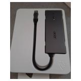 Acer USB C Docking Station Dual Monitor with 2 HDMI, 9-in-1 Laptop Docking Station with 4K@60Hz HDMI, USB A&C 3.0, SD/Micro SD, 100W PD, USB C Dock Compatible with Acer/Dell XPS/HP/Mac/Surface etc - R