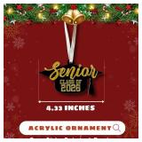 KatAndNat Graduation Ornaments - Class of 2026 Ornament - Senior Ornaments Class of 2026 - Gifts for High School Seniors, Graduation Gifts for High School Seniors - Acrylic Graduate Christmas Ornament