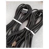 AGVEE 2 Pack 10ft 30 Pin Charger Cable Charging for Old iPod Touch 4 3 2 1 Nano, iPod Classic 3 2 1, Old iPad 1 2 3, Old iPhone 4 4S 3G 3GS, Black - Retail: $13