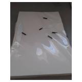 Ethhqu 5 Pack Large White Gift Bags with Handles, 12.6x8.7x4 Inches - Includes 10 Tissue Papers for Birthday, Wedding, Shopping Business, Thanksgiving, Christmas&Holiday (White Large-5 Pcs) - Retail: 