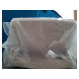 Jouha Toddle & Kids Chair,2-in-1 Soft Toddler Couches That Fold Out,Toddler Chairs Comfy 1-3 Years Old,Convertible Sofa to Lounge,Beige - Retail: $40