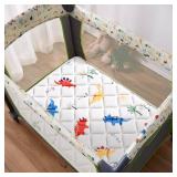 Lillibearas Pack and Play Mattress 38\" x 26\" x 1.5\", Firm Support and Comfort Foam, Soft Playard Mattress for Babies and Toddlers, Baby Essentials Items - Retail: $34