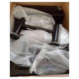 AmazerBath Bamboo Over The Toilet Storage Shelf, 2-Tier Over Toilet Bathroom Organizer Rack, Bathroom Shelves Over Toilet Space Saver, Espresso - Retail: $50