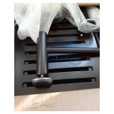 AmazerBath Bamboo Over The Toilet Storage Shelf, 2-Tier Over Toilet Bathroom Organizer Rack, Bathroom Shelves Over Toilet Space Saver, Espresso - Retail: $50