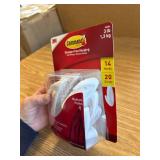 Command Medium Designer Hooks, White 14 Hooks, 20 Strips