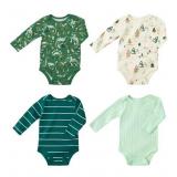 Members Mark baby organic cotton bodysuit size newborn