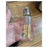 LED Edison Bulbs 8W, 60WEq, 5000K 750lm, E26, Dimmable, Clear, 8pc