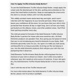 $100!! Gold Elements Truffles Infusion Body Butter