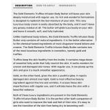 $100!! Gold Elements Truffles Infusion Body Butter