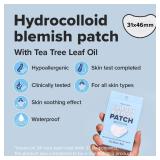 I DEW CARE Hydrocolloid Acne Patch-Blemish Chin, Tea Tree, 9 Count