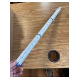 SwiftGlimpse 2026 Wall Calendar, 24x36, Erasable Laminated, Navy