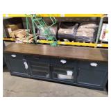 Bankhead TV Stand for TVs up to 88\" - Blue (See pictures) - Retail: $1,349