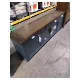 Bankhead TV Stand for TVs up to 88\" - Blue (See pictures) - Retail: $1,349