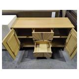 Jofran Reece 70in Mid-Century Modern Starburst TV Stand Console Storage Cabinet - Retail: $820