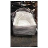 Marietta Upholstered Swivel Armchair - White - Retail: $1,299