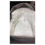 Marietta Upholstered Swivel Armchair - White - Retail: $1,299