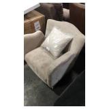 Studio McGee Wing Chair in Beige w/ Pillow - Retail: $420