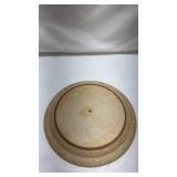 Mid-Century Modern Stepped Ceramic Wall Plate Mid-Century Modern Stepped Ceramic Wall Plate