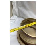 Mid-Century Modern Stepped Ceramic Wall Plate Mid-Century Modern Stepped Ceramic Wall Plate